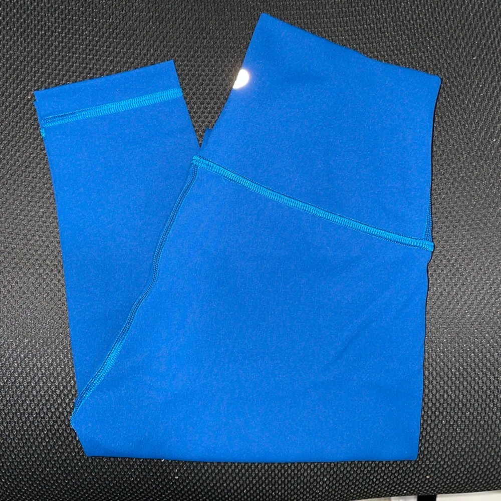 Blue Lululemon Full Length Wunder Train Leggings Size 4